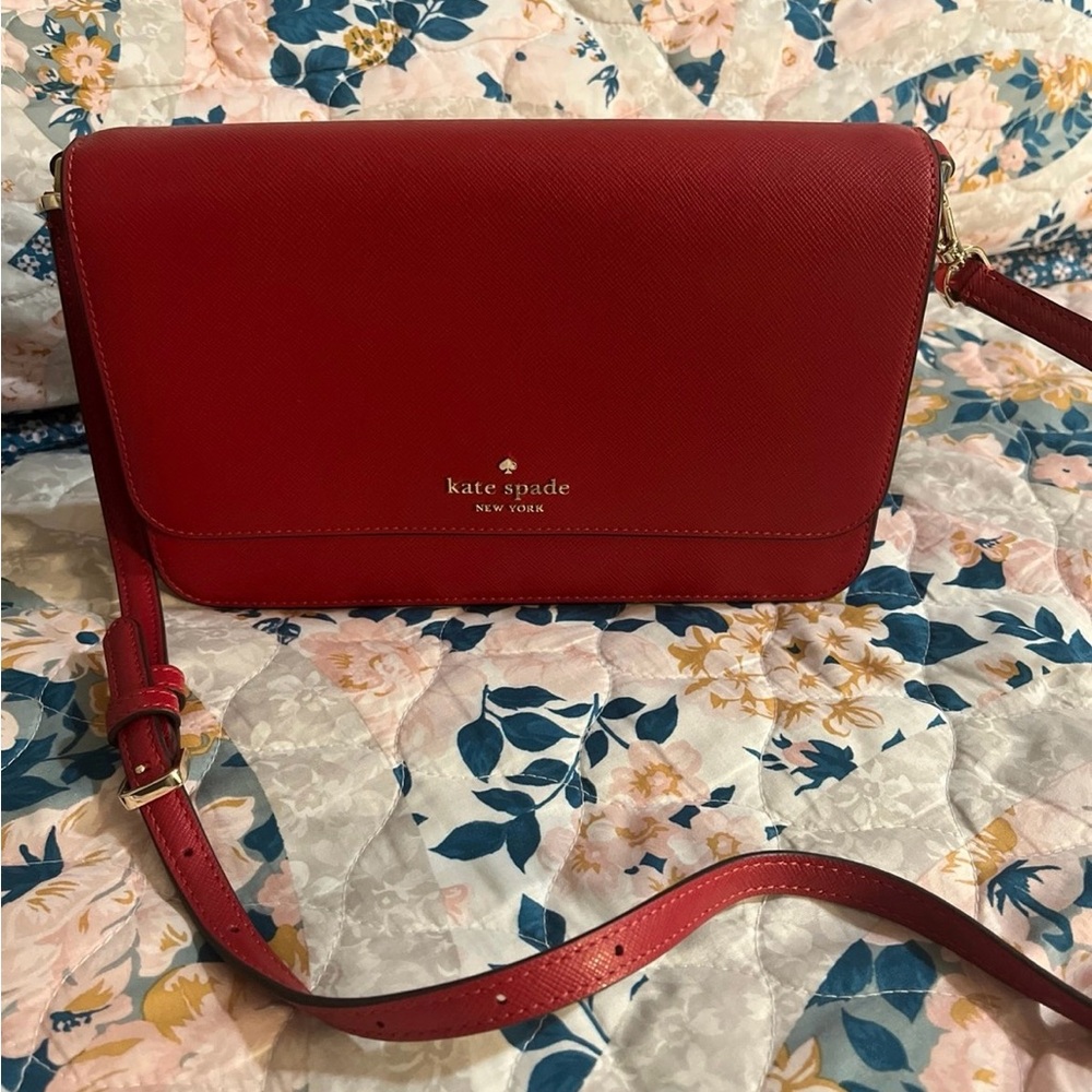 Kate Spade Vibrant Red Crossbody Bag